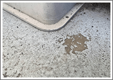 ベランダ防水のひび割れのイメージ